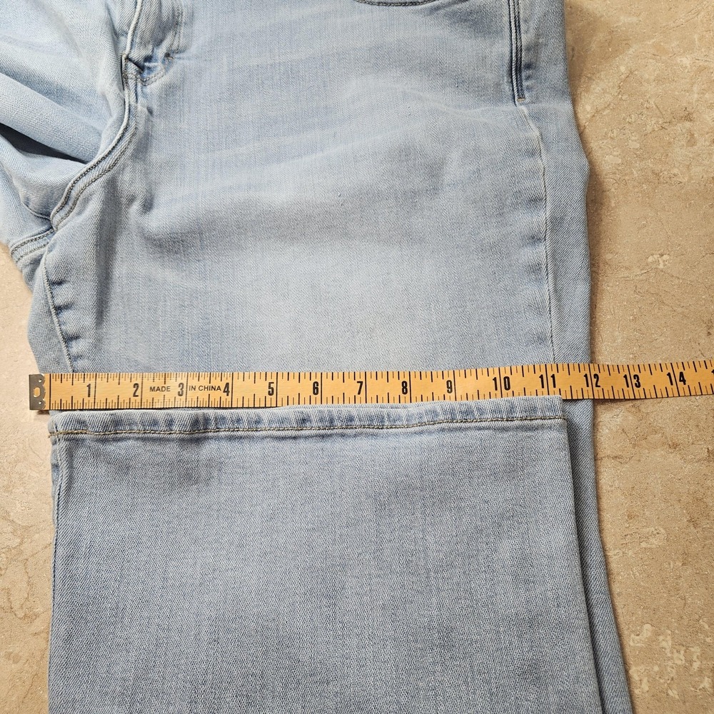 American Eagle Kick Boot Jeans Womens 24 Long Light Wash Bootcut Stretch Denim - Picture 10 of 12
